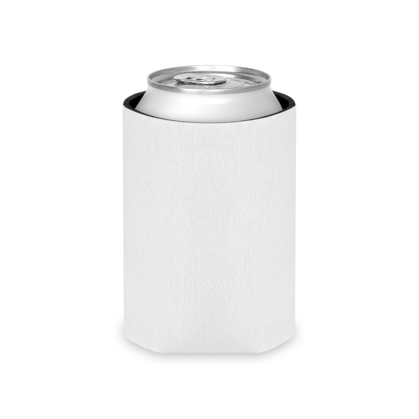Can Cooler — Monogram Swans Wedding Koozie (Custom Initials & Date)