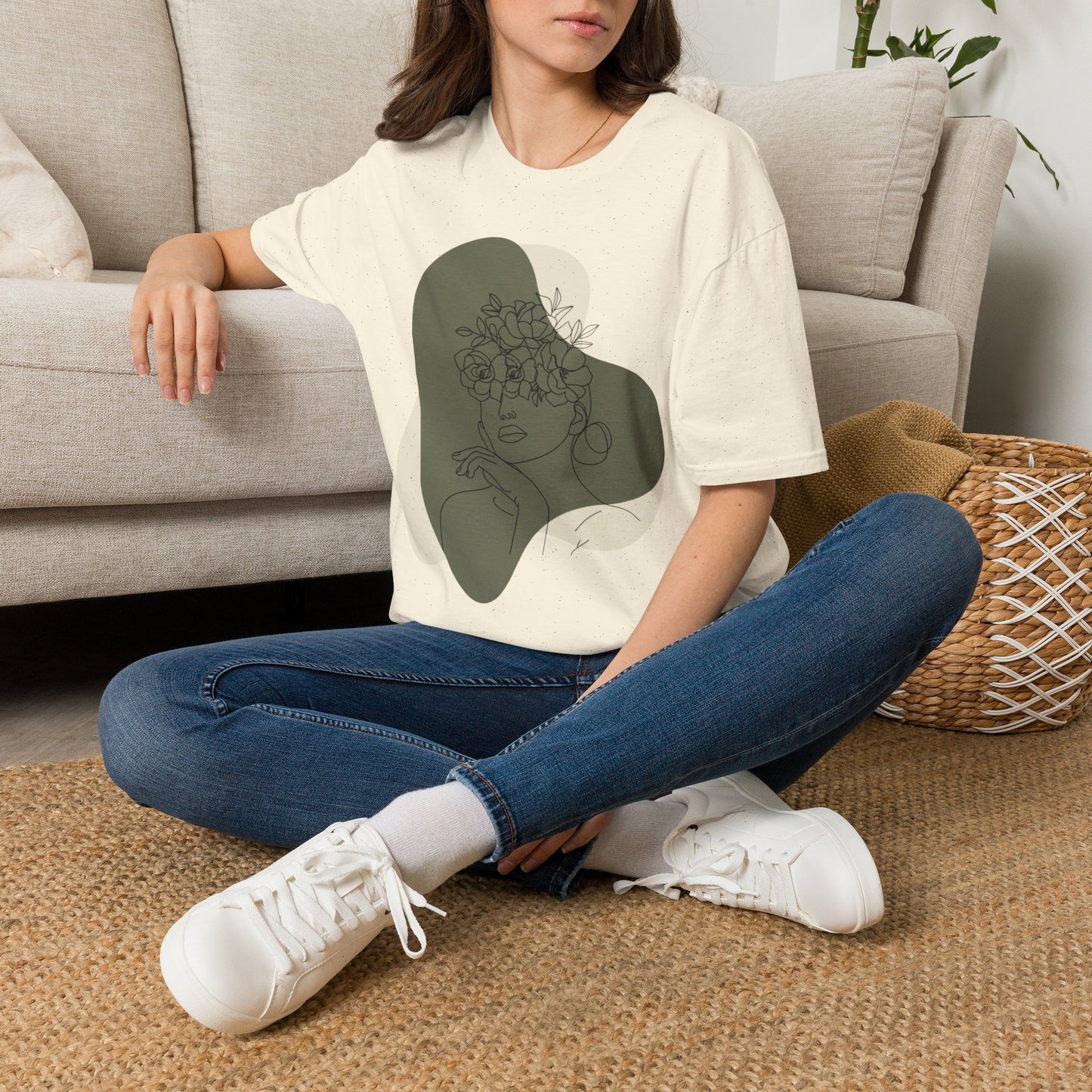 Floral Silhouette T-Shirt