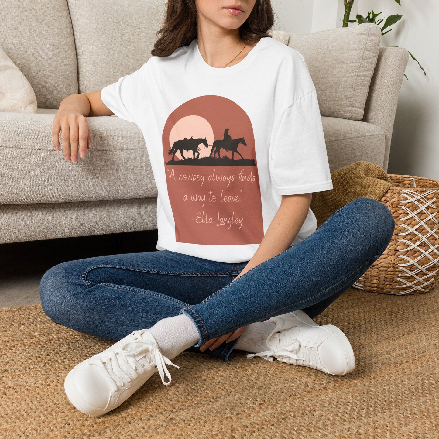 "A Cowboy Always Finds A Way to Leave" T-Shirt.