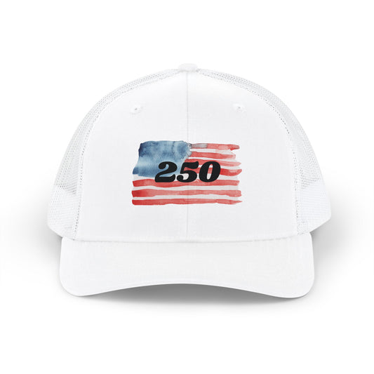 250 American Flag Trucker Cap
