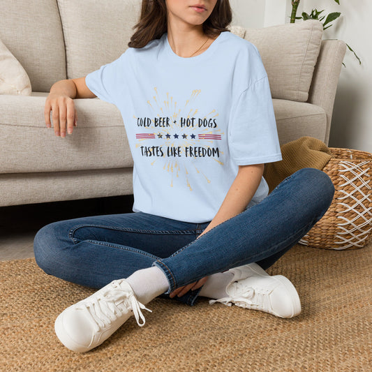 Cold Beer + Hot Dogs T Shirt