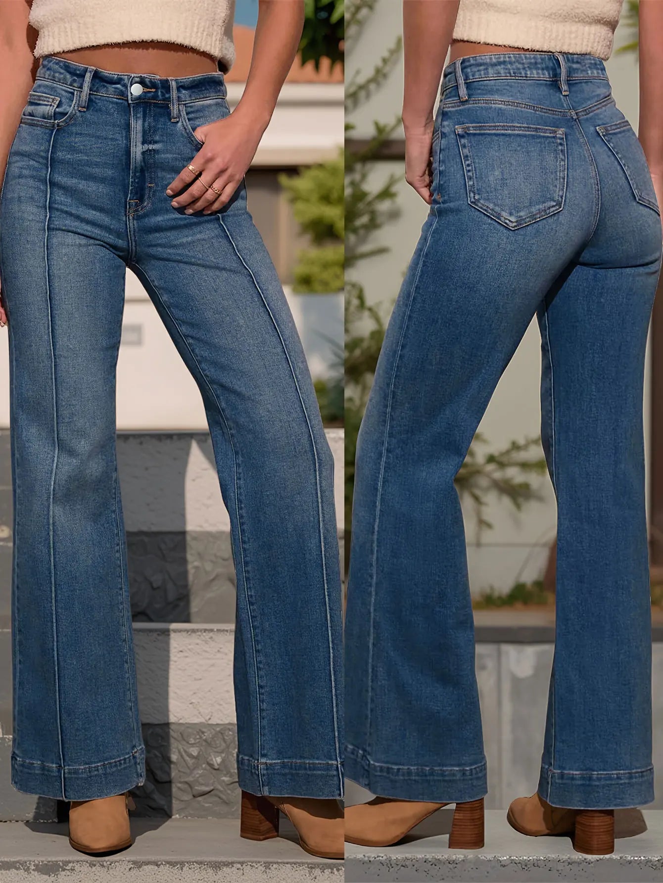 Chic High-Waist Jeans