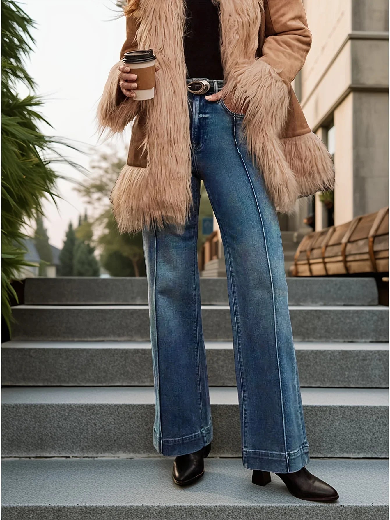 Chic High-Waist Jeans